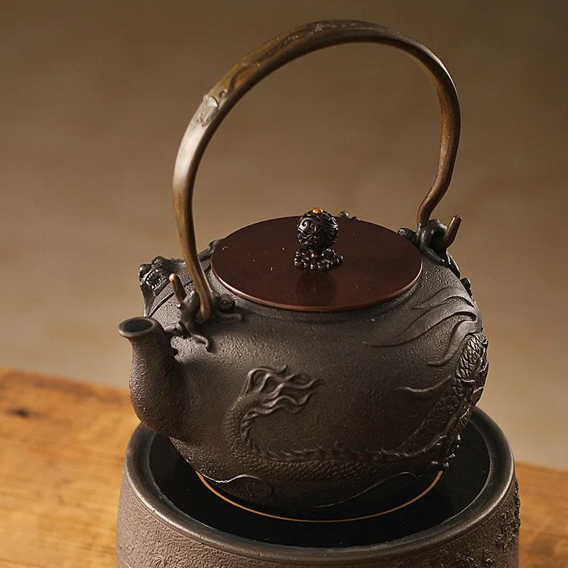 Japanese Handmade Cast Iron Teapot