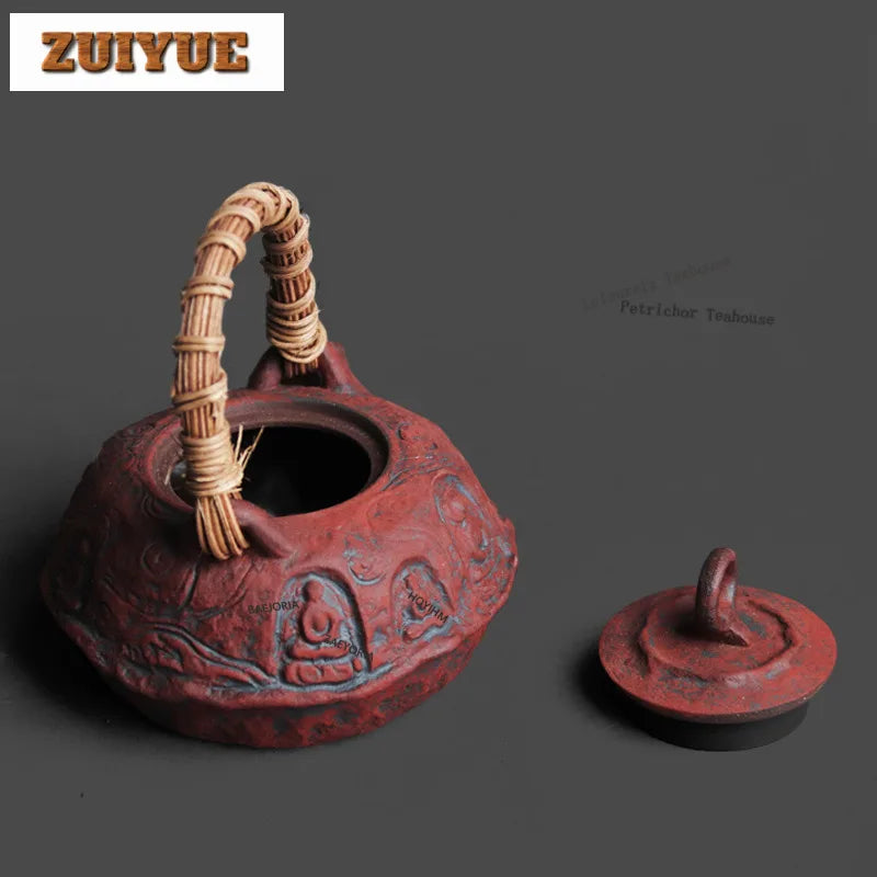 Dunhuang Buddha Pottery Teapot