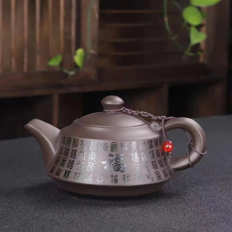 Vintage Yixing Purple Clay Teapot