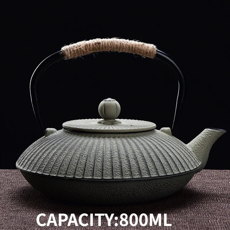 Japanese Umbrella Cast Iron Teapot