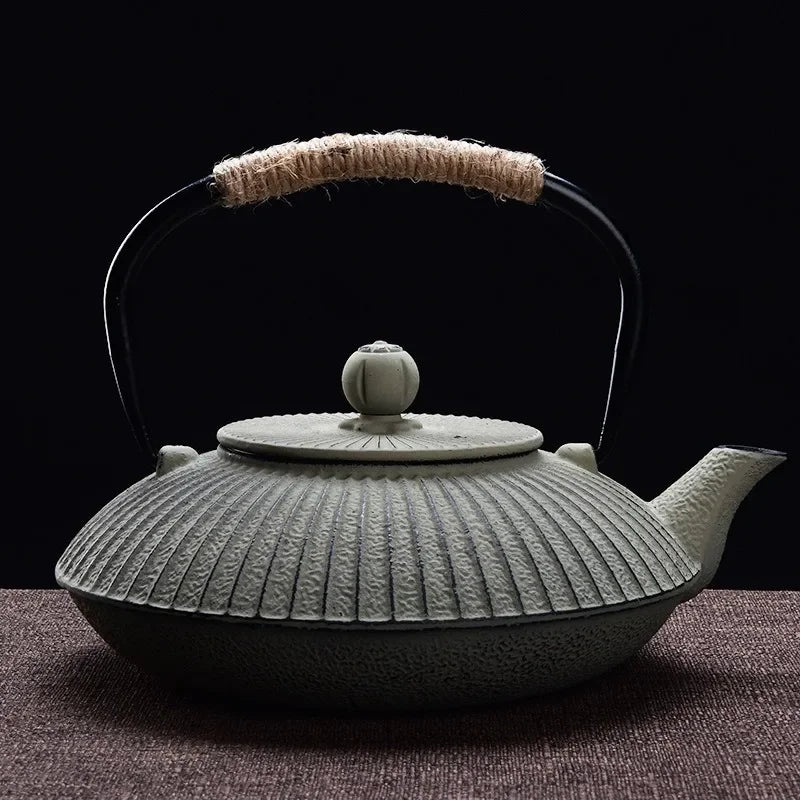 Japanese Umbrella Cast Iron Teapot