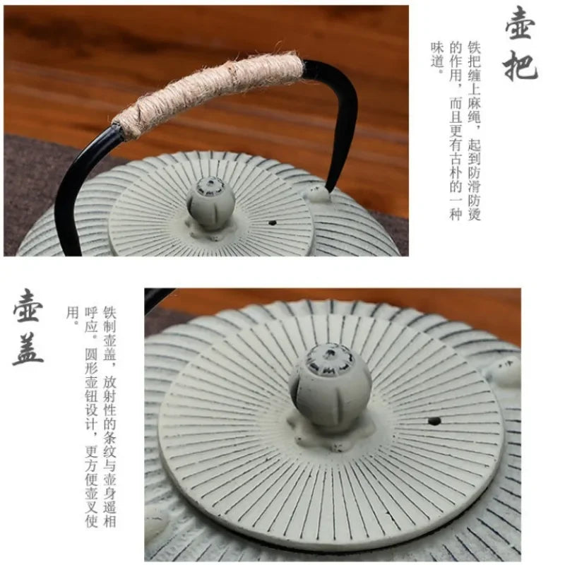 Japanese Umbrella Cast Iron Teapot