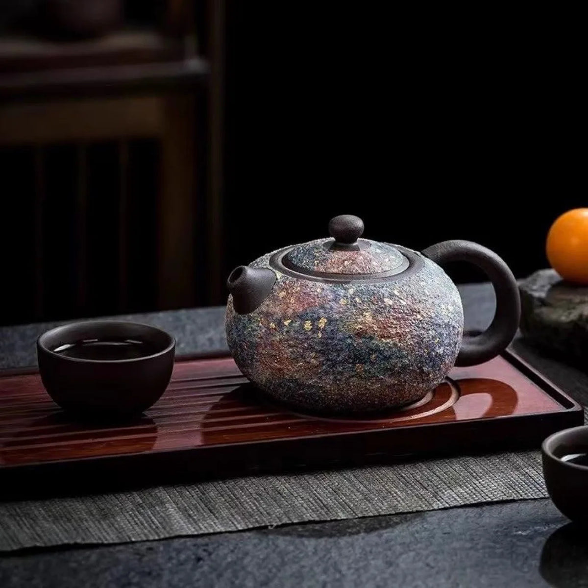 Handmade Xishi Rock Clay Teapot