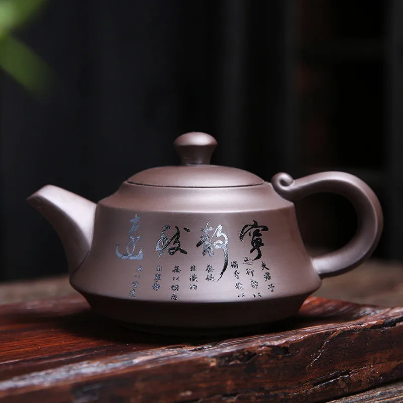 Vintage Yixing Purple Clay Teapot